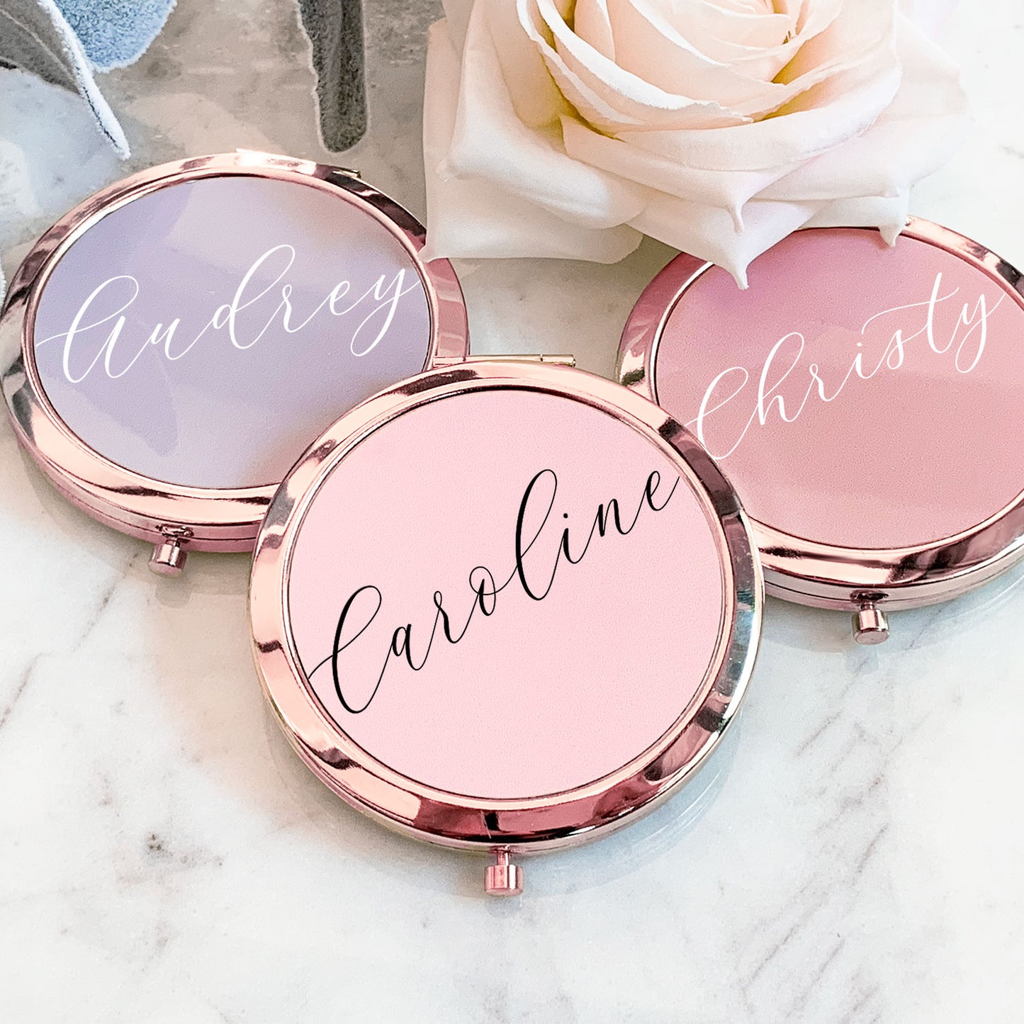 Name Compact Mirror