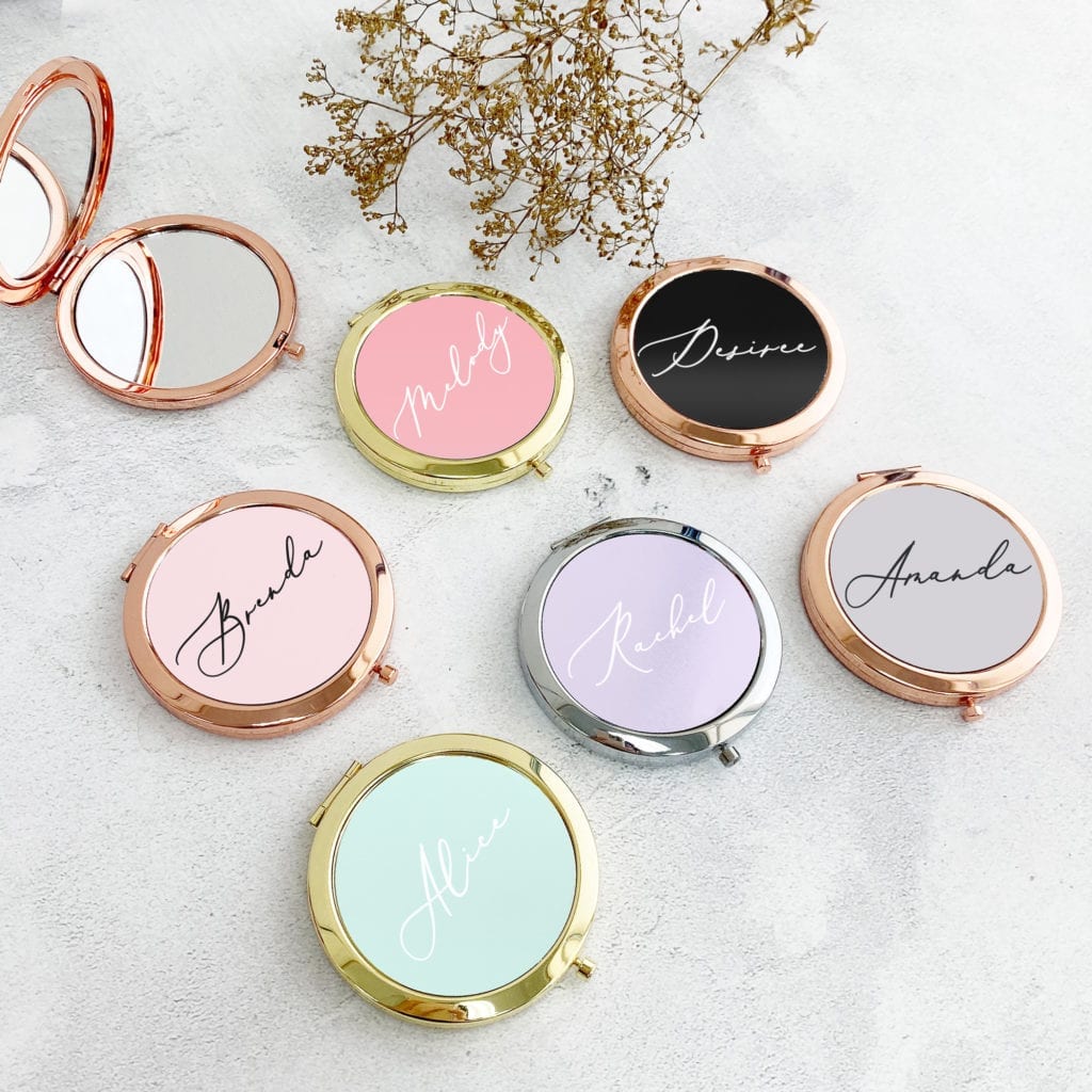 Name Compact Mirror