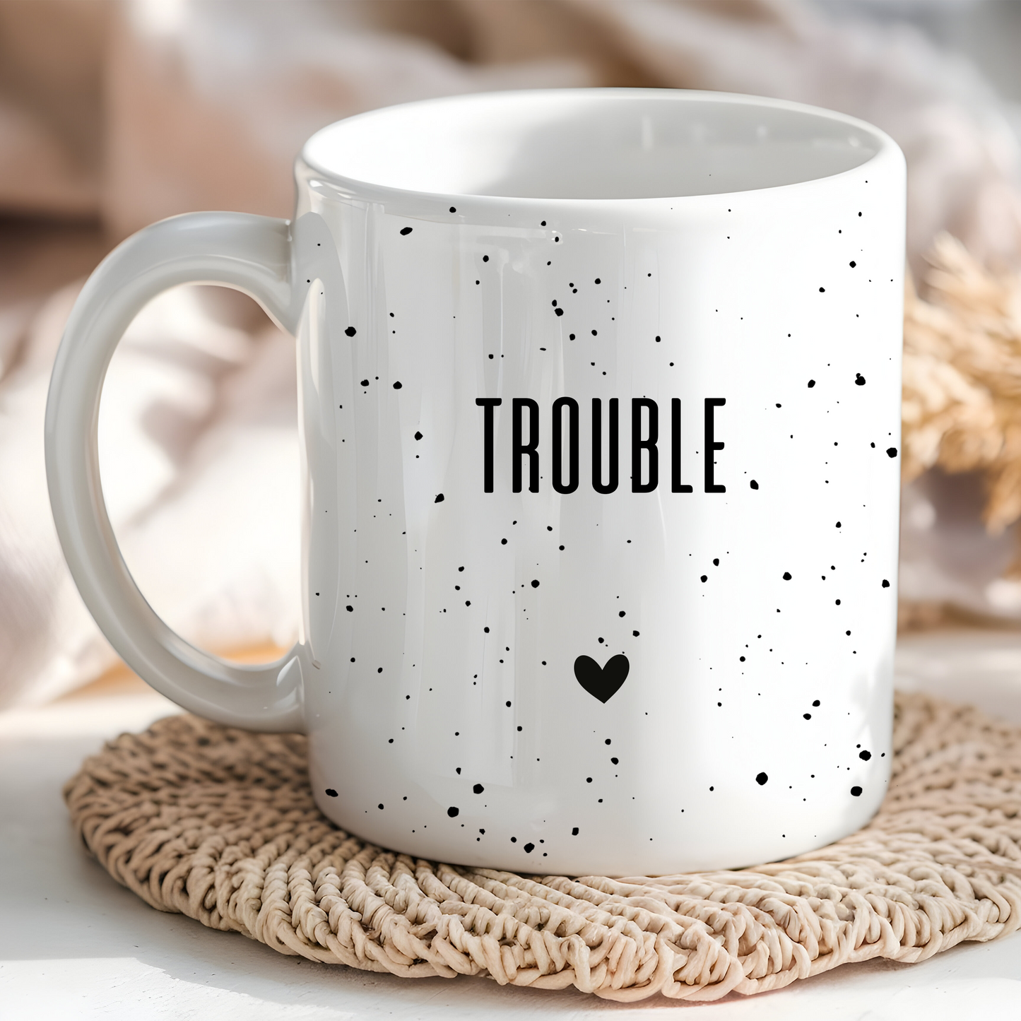 Trouble Ceramic Mug
