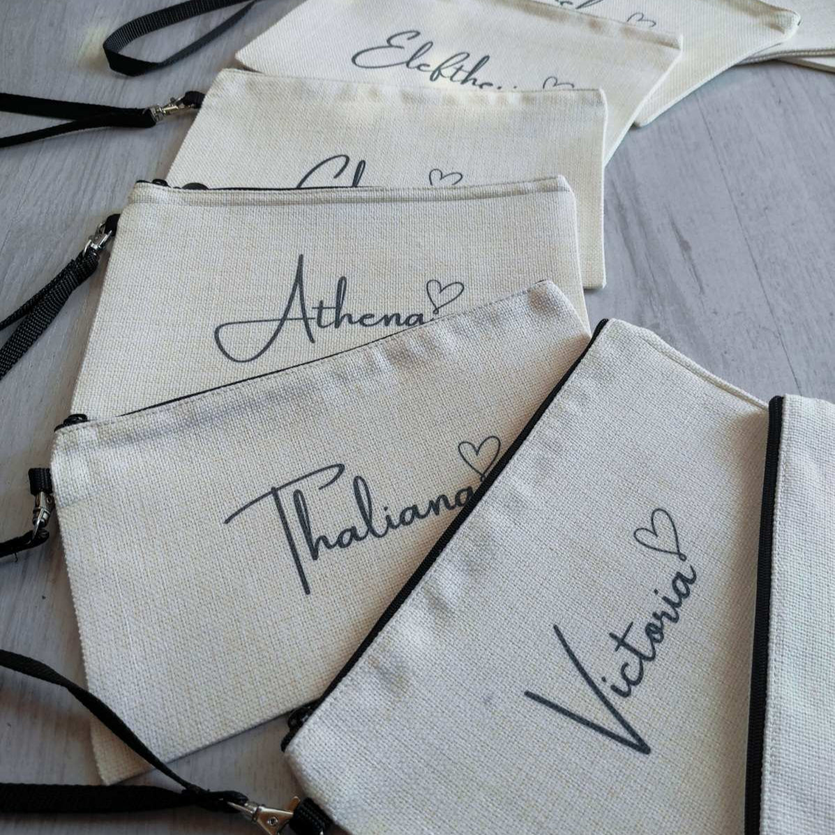 Hen's Name Linen Handbag