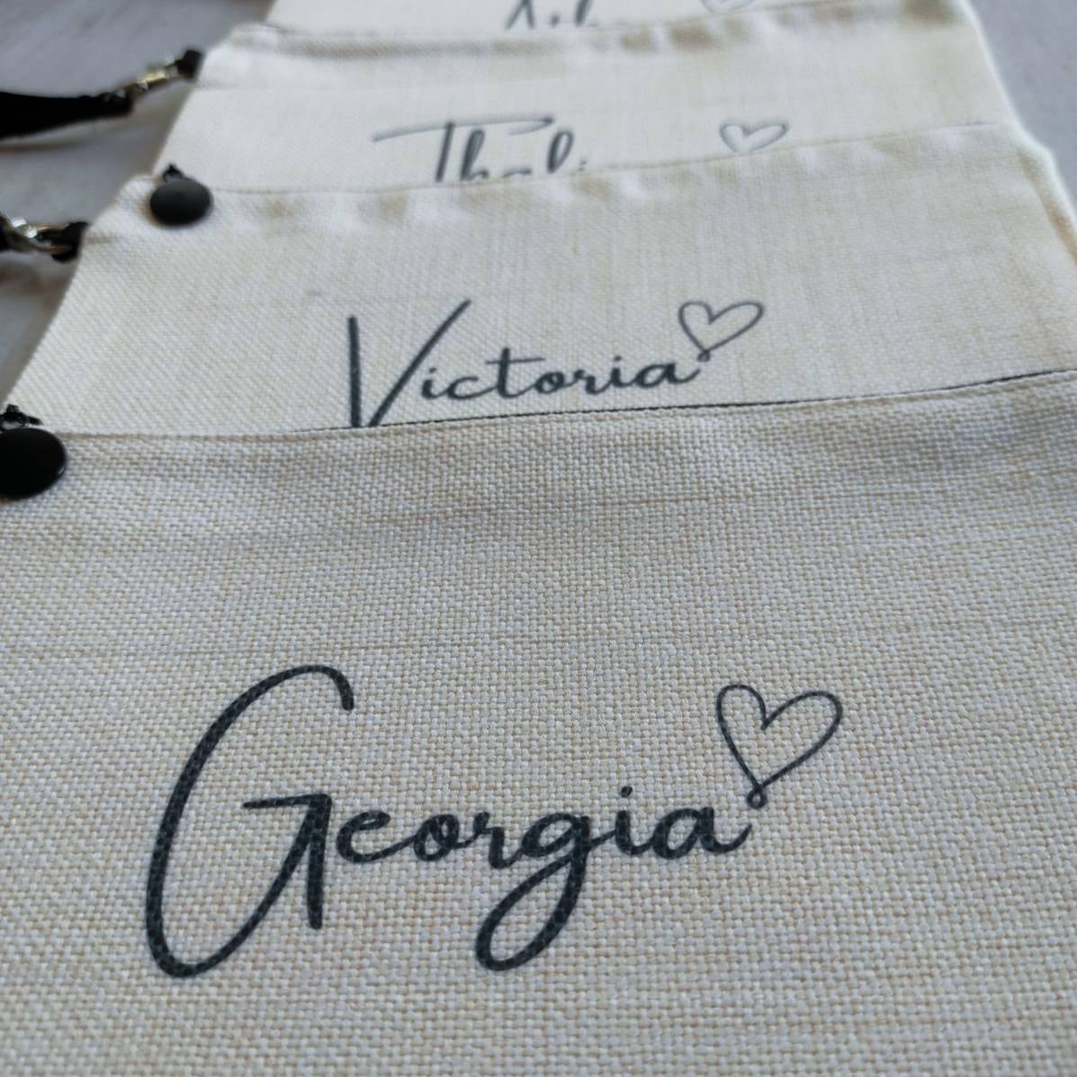 Hen's Name Linen Handbag