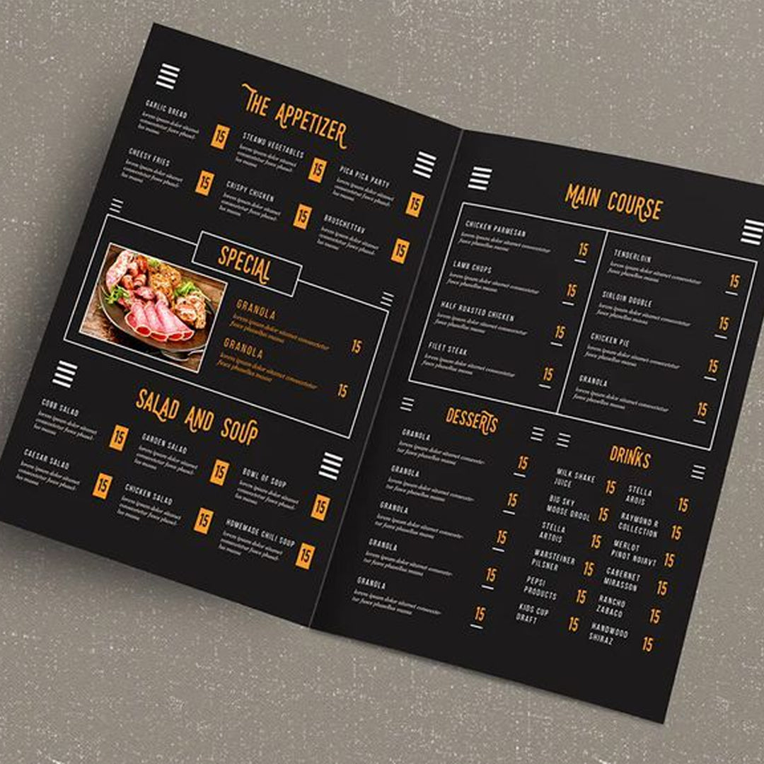 A4 Bifold Brochures double sided