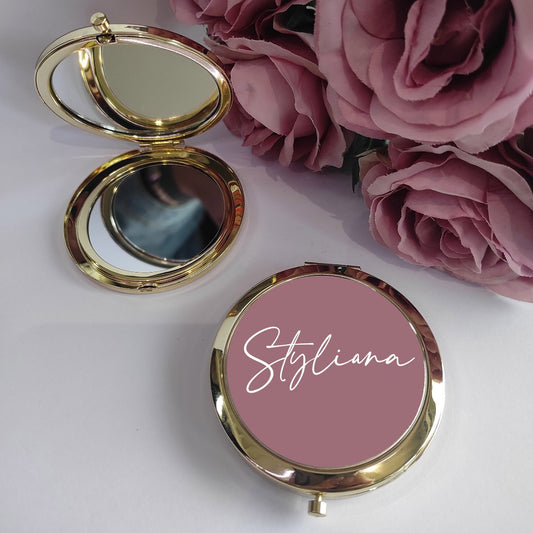Name Compact Mirror