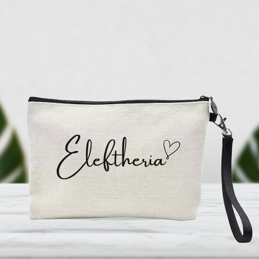 Hen's Name Linen Handbag