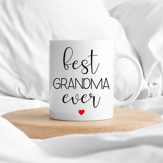 Best Grandma Ever Ceramic Mug