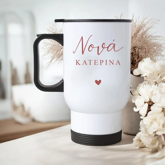 Nona Stainless Steel Mug with Handle